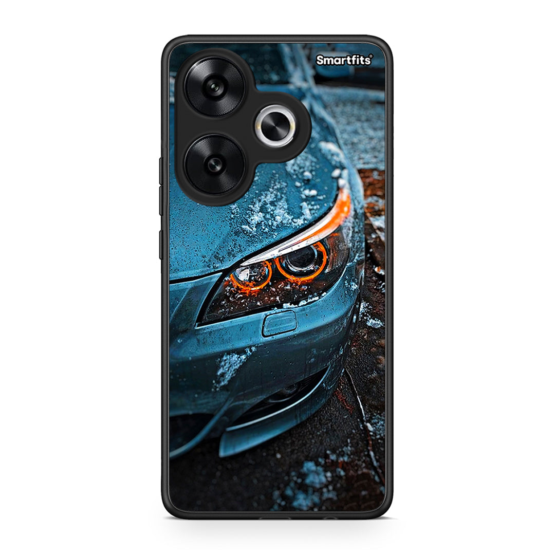 Xiaomi Poco F6 Bmw E60 Θήκη από τη Smartfits με σχέδιο στο πίσω μέρος και μαύρο περίβλημα | Smartphone case with colorful back and black bezels by Smartfits