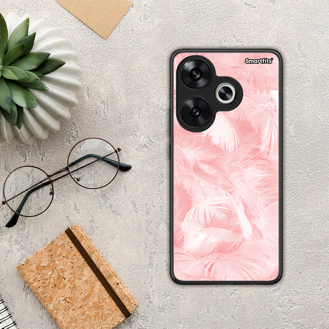 Boho Pink Feather - Xiaomi Poco F6 θήκη