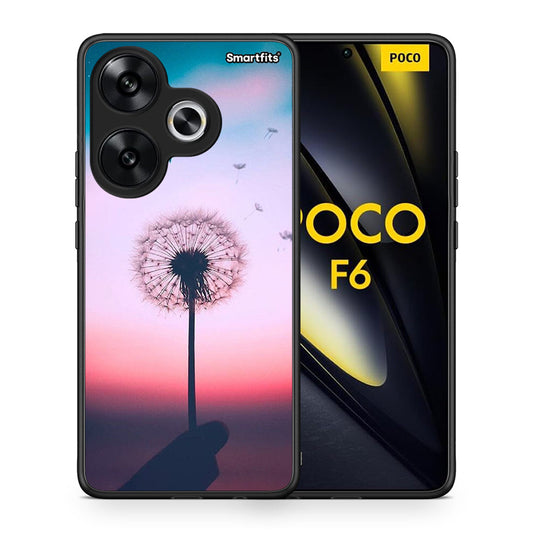 Θήκη Xiaomi Poco F6 Wish Boho από τη Smartfits με σχέδιο στο πίσω μέρος και μαύρο περίβλημα | Xiaomi Poco F6 Wish Boho case with colorful back and black bezels