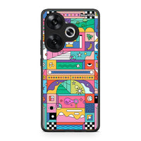 Thumbnail for Xiaomi Poco F6 Bubbles Soap θήκη από τη Smartfits με σχέδιο στο πίσω μέρος και μαύρο περίβλημα | Smartphone case with colorful back and black bezels by Smartfits
