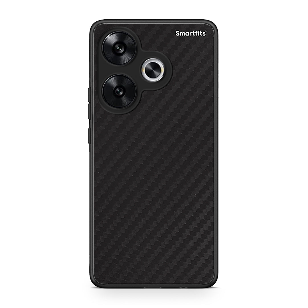 Xiaomi Poco F6 Carbon Black θήκη από τη Smartfits με σχέδιο στο πίσω μέρος και μαύρο περίβλημα | Smartphone case with colorful back and black bezels by Smartfits