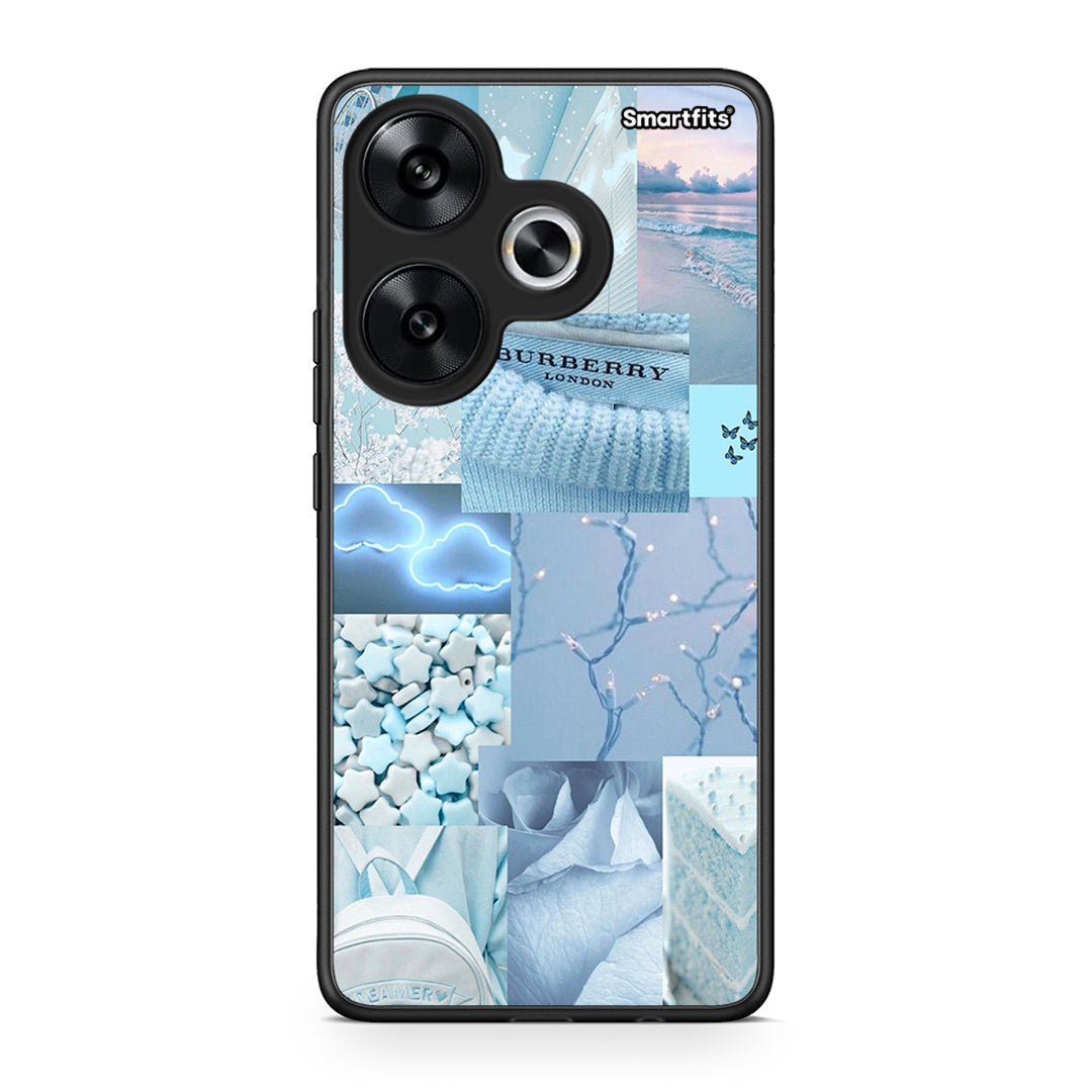 Xiaomi Poco F6 Ciel Aesthetic Collage θήκη από τη Smartfits με σχέδιο στο πίσω μέρος και μαύρο περίβλημα | Smartphone case with colorful back and black bezels by Smartfits