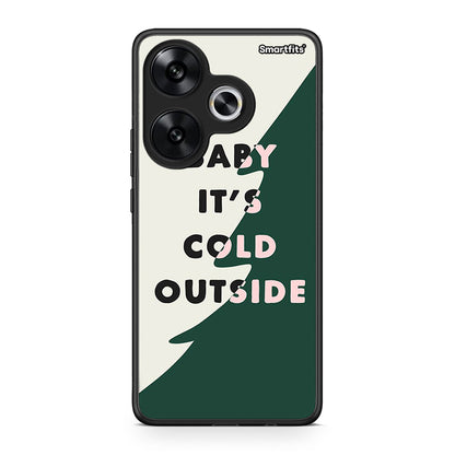 Xiaomi Poco F6 Cold Outside θήκη από τη Smartfits με σχέδιο στο πίσω μέρος και μαύρο περίβλημα | Smartphone case with colorful back and black bezels by Smartfits
