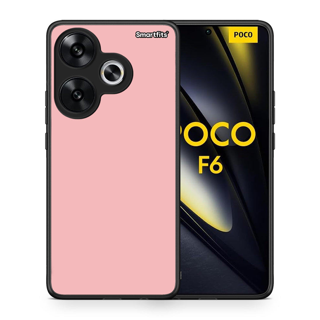 Θήκη Xiaomi Poco F6 Nude Color από τη Smartfits με σχέδιο στο πίσω μέρος και μαύρο περίβλημα | Xiaomi Poco F6 Nude Color case with colorful back and black bezels