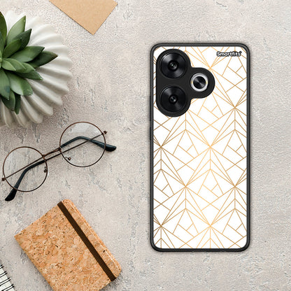 Geometric Luxury White - Xiaomi Poco F6 θήκη