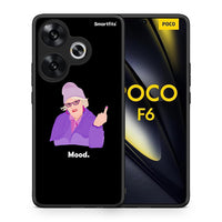 Thumbnail for Θήκη Xiaomi Poco F6 Grandma Mood Black από τη Smartfits με σχέδιο στο πίσω μέρος και μαύρο περίβλημα | Xiaomi Poco F6 Grandma Mood Black case with colorful back and black bezels