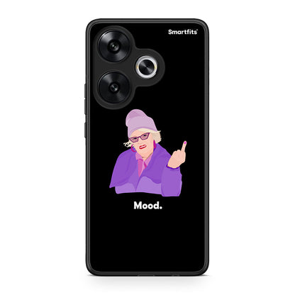 Xiaomi Poco F6 Grandma Mood Black θήκη από τη Smartfits με σχέδιο στο πίσω μέρος και μαύρο περίβλημα | Smartphone case with colorful back and black bezels by Smartfits