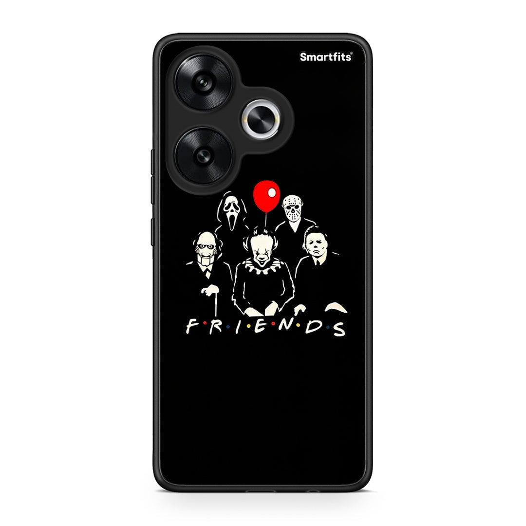Xiaomi Poco F6 Halloween Friends Θήκη από τη Smartfits με σχέδιο στο πίσω μέρος και μαύρο περίβλημα | Smartphone case with colorful back and black bezels by Smartfits