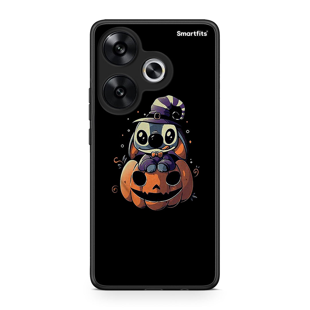 Xiaomi Poco F6 Halloween Stitch θήκη από τη Smartfits με σχέδιο στο πίσω μέρος και μαύρο περίβλημα | Smartphone case with colorful back and black bezels by Smartfits