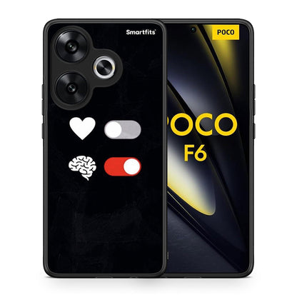 Heart Vs Brain - Xiaomi Poco F6 θήκη