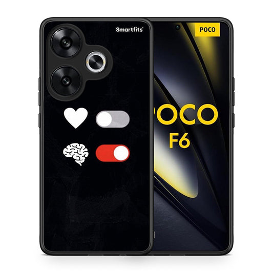 Heart Vs Brain - Xiaomi Poco F6 θήκη