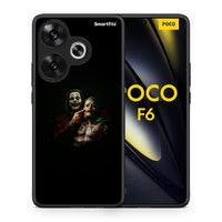 Thumbnail for Θήκη Xiaomi Poco F6 Clown Hero από τη Smartfits με σχέδιο στο πίσω μέρος και μαύρο περίβλημα | Xiaomi Poco F6 Clown Hero case with colorful back and black bezels