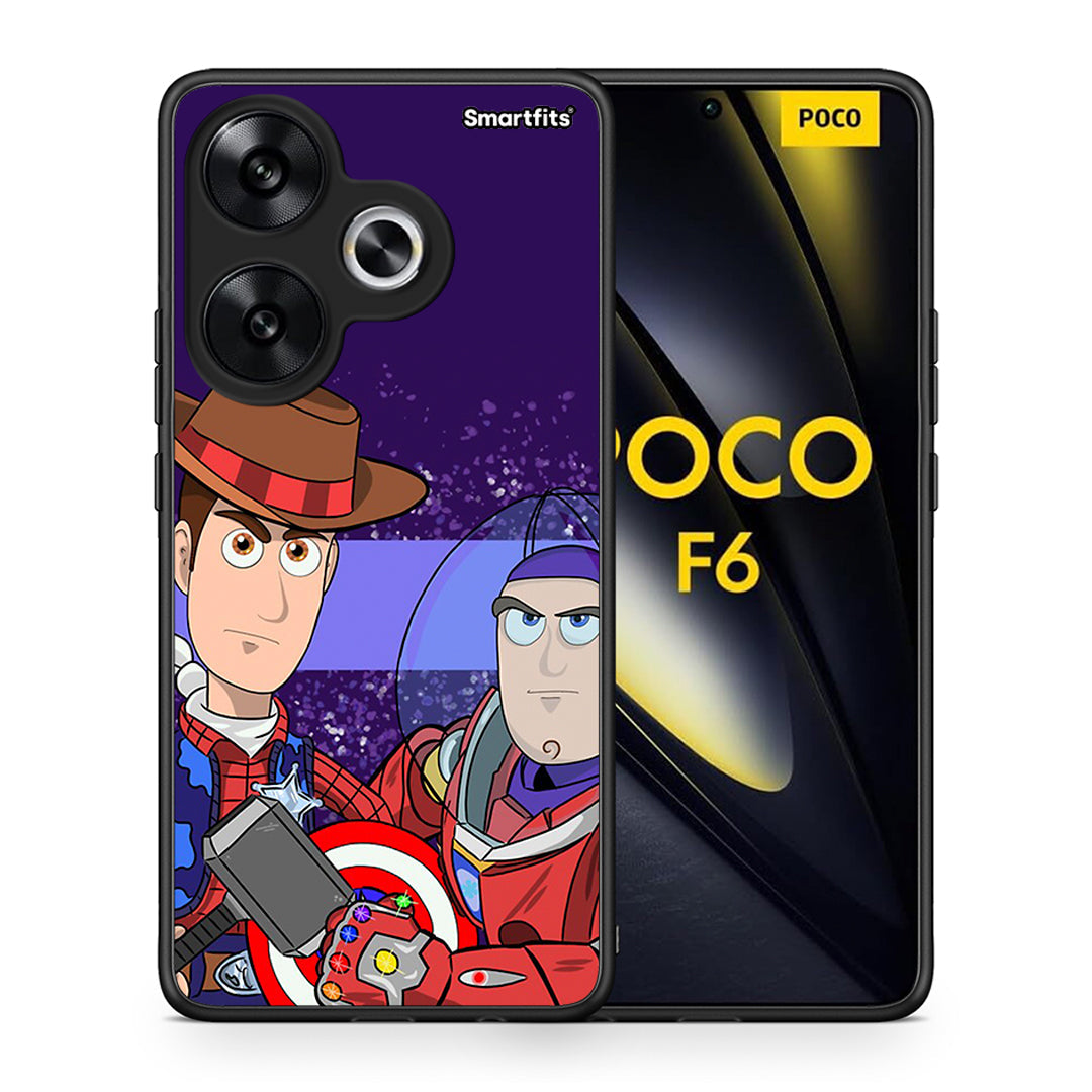 Θήκη Xiaomi Poco F6 Infinity Story από τη Smartfits με σχέδιο στο πίσω μέρος και μαύρο περίβλημα | Xiaomi Poco F6 Infinity Story case with colorful back and black bezels