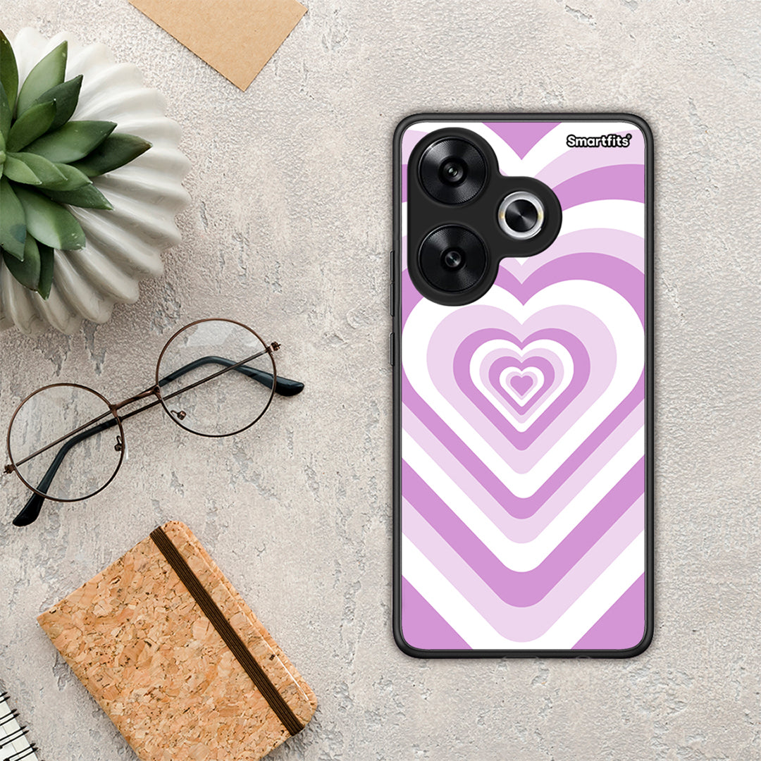 Lilac Hearts - Xiaomi Poco F6 θήκη