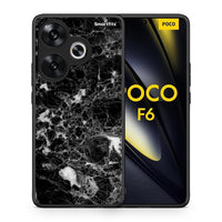 Thumbnail for Θήκη Xiaomi Poco F6 Male Marble από τη Smartfits με σχέδιο στο πίσω μέρος και μαύρο περίβλημα | Xiaomi Poco F6 Male Marble case with colorful back and black bezels