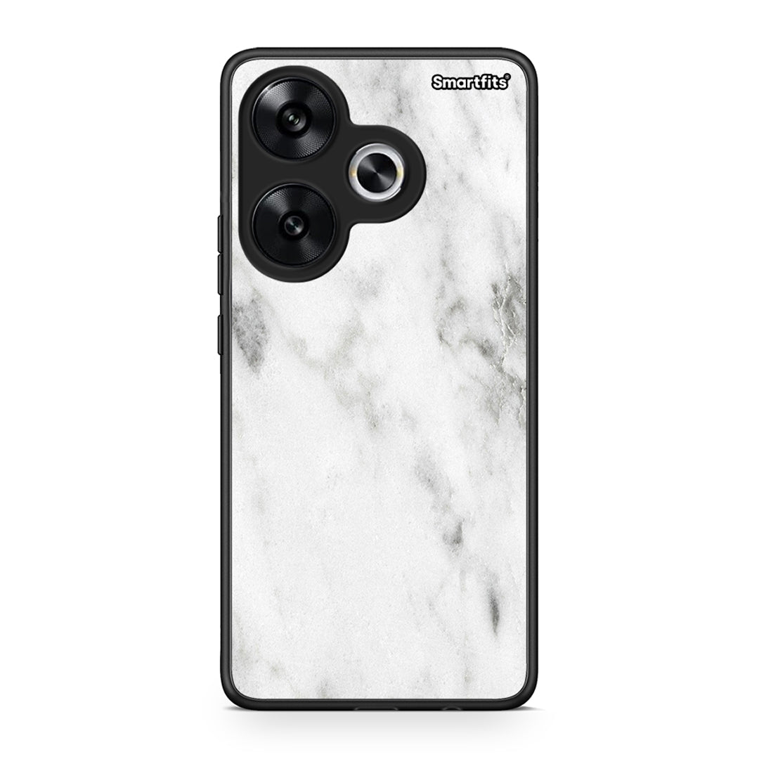 2 - Xiaomi Poco F6 White marble case, cover, bumper