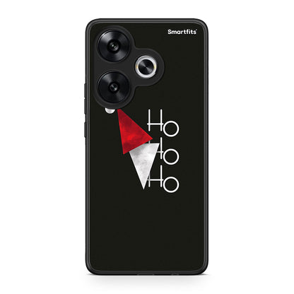 Xiaomi Poco F6 Minimal Christmas θήκη από τη Smartfits με σχέδιο στο πίσω μέρος και μαύρο περίβλημα | Smartphone case with colorful back and black bezels by Smartfits