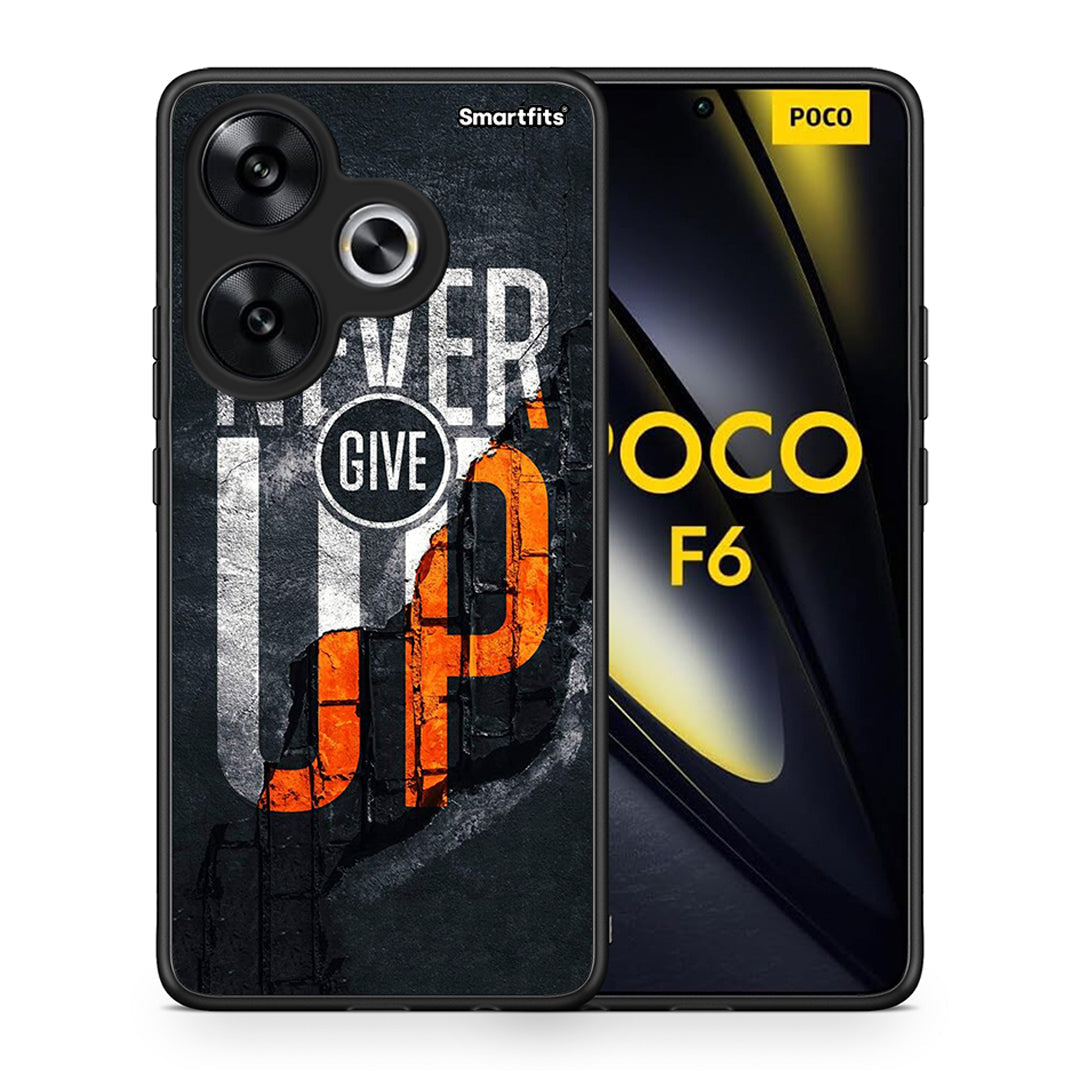 Never Give Up - Xiaomi Poco F6 θήκη