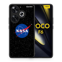 Thumbnail for Θήκη Xiaomi Poco F6 NASA PopArt από τη Smartfits με σχέδιο στο πίσω μέρος και μαύρο περίβλημα | Xiaomi Poco F6 NASA PopArt case with colorful back and black bezels