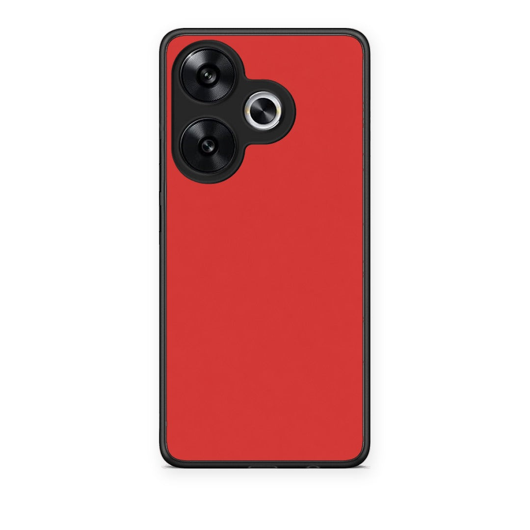 Θήκη Xiaomi Poco F6 Poppy Red από τη Smartfits με σχέδιο στο πίσω μέρος και μαύρο περίβλημα | Xiaomi Poco F6 Poppy Red case with colorful back and black bezels