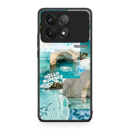 Xiaomi Poco F6 Pro 5G Aesthetic Summer Θήκη από τη Smartfits με σχέδιο στο πίσω μέρος και μαύρο περίβλημα | Smartphone case with colorful back and black bezels by Smartfits