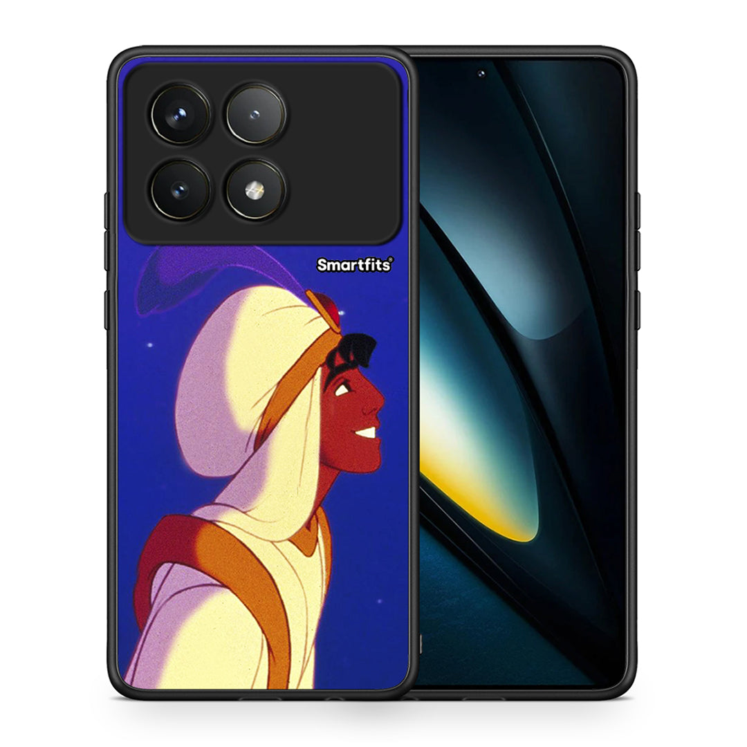 Θήκη Xiaomi Poco F6 Pro 5G Alladin And Jasmine Love 1 από τη Smartfits με σχέδιο στο πίσω μέρος και μαύρο περίβλημα | Xiaomi Poco F6 Pro 5G Alladin And Jasmine Love 1 case with colorful back and black bezels