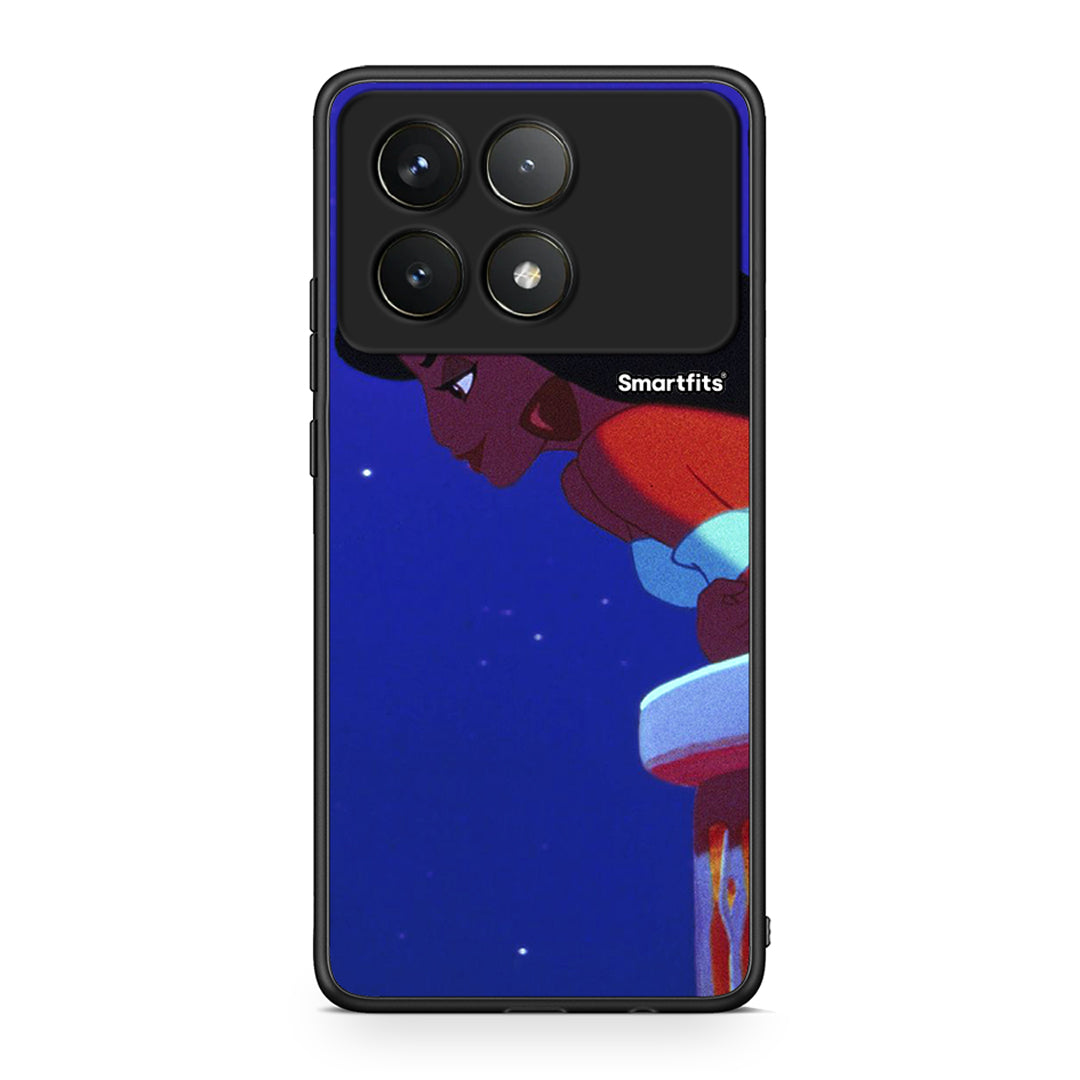 Xiaomi Poco F6 Pro 5G Alladin And Jasmine Love 2 θήκη από τη Smartfits με σχέδιο στο πίσω μέρος και μαύρο περίβλημα | Smartphone case with colorful back and black bezels by Smartfits