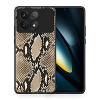 Thumbnail for Θήκη Xiaomi Poco F6 Pro 5G Fashion Snake Animal από τη Smartfits με σχέδιο στο πίσω μέρος και μαύρο περίβλημα | Xiaomi Poco F6 Pro 5G Fashion Snake Animal case with colorful back and black bezels