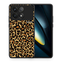 Thumbnail for Θήκη Xiaomi Poco F6 Pro 5G Leopard Animal από τη Smartfits με σχέδιο στο πίσω μέρος και μαύρο περίβλημα | Xiaomi Poco F6 Pro 5G Leopard Animal case with colorful back and black bezels