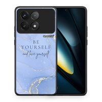 Thumbnail for Θήκη Xiaomi Poco F6 Pro 5G Be Yourself από τη Smartfits με σχέδιο στο πίσω μέρος και μαύρο περίβλημα | Xiaomi Poco F6 Pro 5G Be Yourself case with colorful back and black bezels