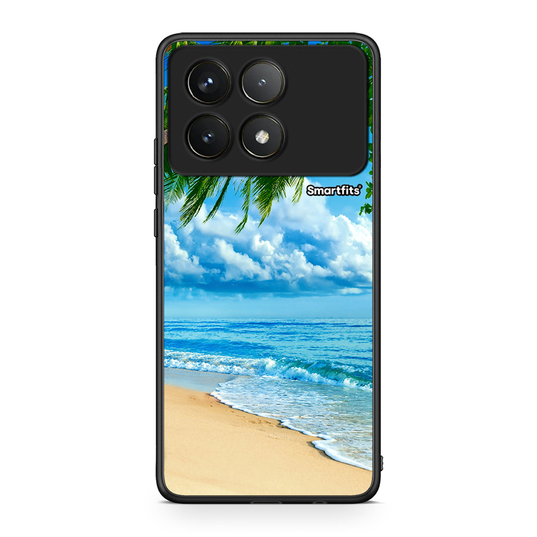 Xiaomi Poco F6 Pro 5G Beautiful Beach θήκη από τη Smartfits με σχέδιο στο πίσω μέρος και μαύρο περίβλημα | Smartphone case with colorful back and black bezels by Smartfits