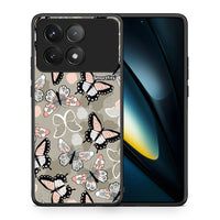 Thumbnail for Θήκη Xiaomi Poco F6 Pro 5G Butterflies Boho από τη Smartfits με σχέδιο στο πίσω μέρος και μαύρο περίβλημα | Xiaomi Poco F6 Pro 5G Butterflies Boho case with colorful back and black bezels