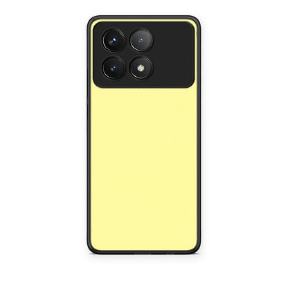 Θήκη Xiaomi Poco F6 Pro 5G Butter Yellow από τη Smartfits με σχέδιο στο πίσω μέρος και μαύρο περίβλημα | Xiaomi Poco F6 Pro 5G Butter Yellow case with colorful back and black bezels