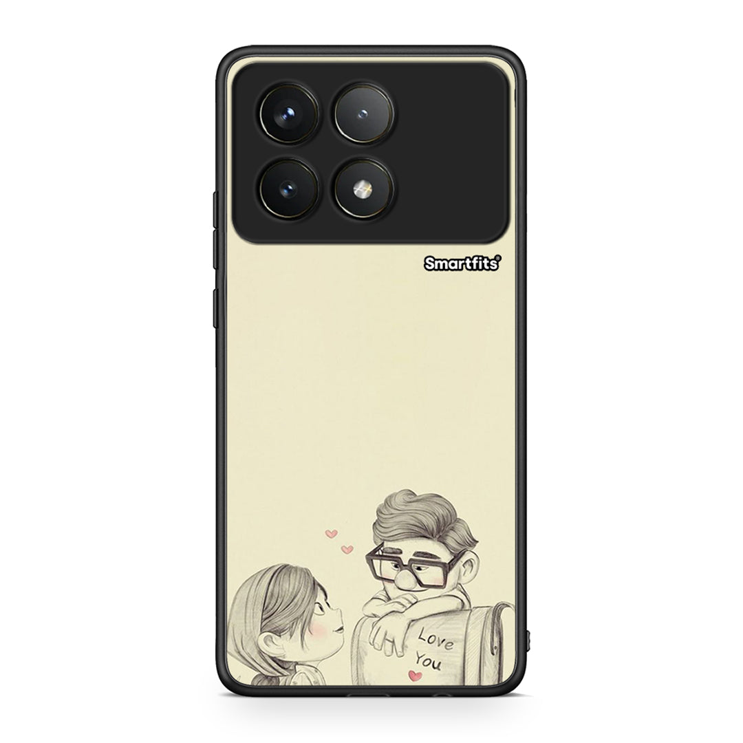 Xiaomi Poco F6 Pro 5G Carl And Ellie θήκη από τη Smartfits με σχέδιο στο πίσω μέρος και μαύρο περίβλημα | Smartphone case with colorful back and black bezels by Smartfits