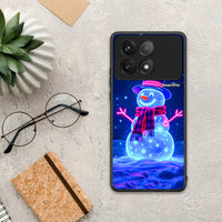 Thumbnail for Christmas Neon Snowman - Xiaomi Poco F6 Pro 5G θήκη