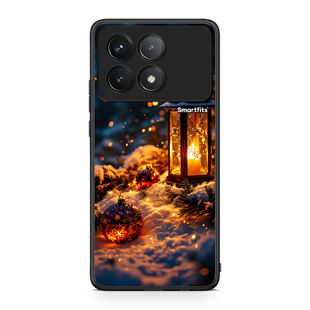 Xiaomi Poco F6 Pro 5G Christmas Ornaments θήκη από τη Smartfits με σχέδιο στο πίσω μέρος και μαύρο περίβλημα | Smartphone case with colorful back and black bezels by Smartfits