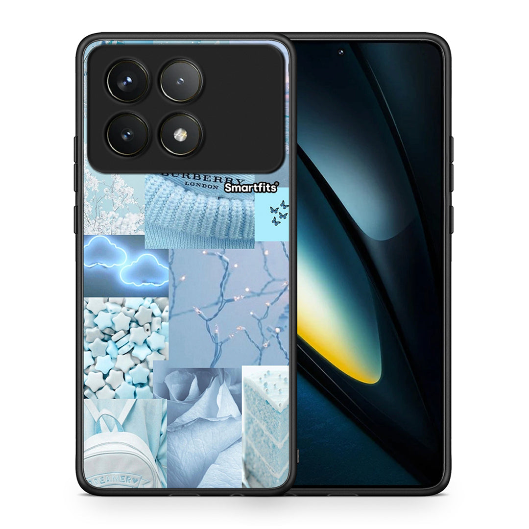 Θήκη Xiaomi Poco F6 Pro 5G Ciel Aesthetic Collage από τη Smartfits με σχέδιο στο πίσω μέρος και μαύρο περίβλημα | Xiaomi Poco F6 Pro 5G Ciel Aesthetic Collage case with colorful back and black bezels