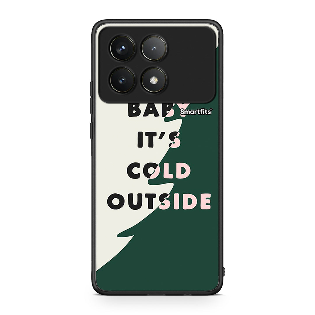 Xiaomi Poco F6 Pro 5G Cold Outside θήκη από τη Smartfits με σχέδιο στο πίσω μέρος και μαύρο περίβλημα | Smartphone case with colorful back and black bezels by Smartfits