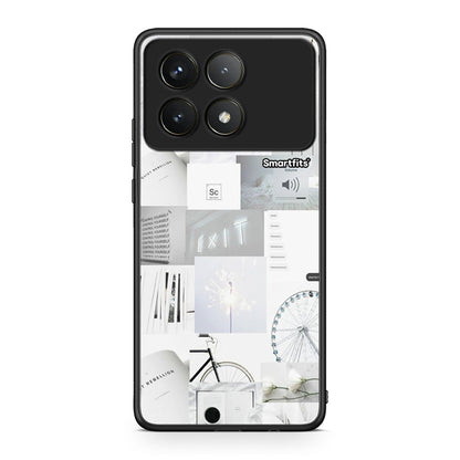 Xiaomi Poco F6 Pro 5G Collage Make Me Wonder Θήκη Αγίου Βαλεντίνου από τη Smartfits με σχέδιο στο πίσω μέρος και μαύρο περίβλημα | Smartphone case with colorful back and black bezels by Smartfits