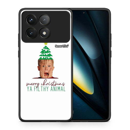 Θήκη Xiaomi Poco F6 Pro 5G Filthy Animal από τη Smartfits με σχέδιο στο πίσω μέρος και μαύρο περίβλημα | Xiaomi Poco F6 Pro 5G Filthy Animal case with colorful back and black bezels