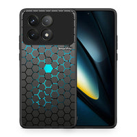 Thumbnail for Θήκη Xiaomi Poco F6 Pro 5G Hexagonal Geometric από τη Smartfits με σχέδιο στο πίσω μέρος και μαύρο περίβλημα | Xiaomi Poco F6 Pro 5G Hexagonal Geometric case with colorful back and black bezels