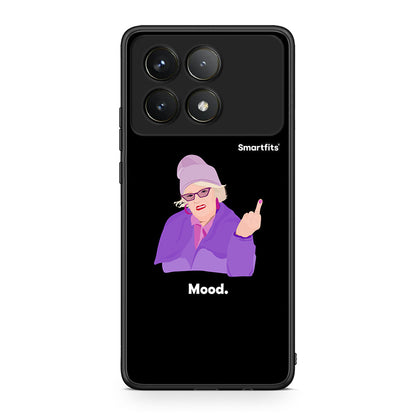 Xiaomi Poco F6 Pro 5G Grandma Mood Black θήκη από τη Smartfits με σχέδιο στο πίσω μέρος και μαύρο περίβλημα | Smartphone case with colorful back and black bezels by Smartfits