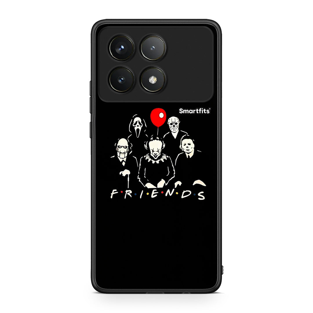 Xiaomi Poco F6 Pro 5G Halloween Friends Θήκη από τη Smartfits με σχέδιο στο πίσω μέρος και μαύρο περίβλημα | Smartphone case with colorful back and black bezels by Smartfits