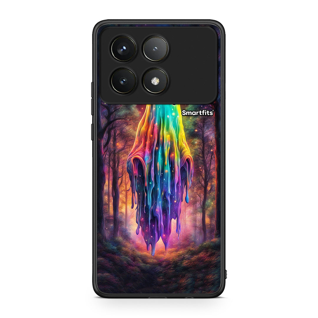 Xiaomi Poco F6 Pro 5G Halloween Ghost θήκη από τη Smartfits με σχέδιο στο πίσω μέρος και μαύρο περίβλημα | Smartphone case with colorful back and black bezels by Smartfits