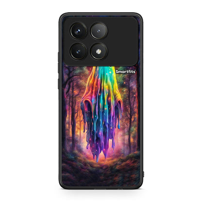 Xiaomi Poco F6 Pro 5G Halloween Ghost θήκη από τη Smartfits με σχέδιο στο πίσω μέρος και μαύρο περίβλημα | Smartphone case with colorful back and black bezels by Smartfits
