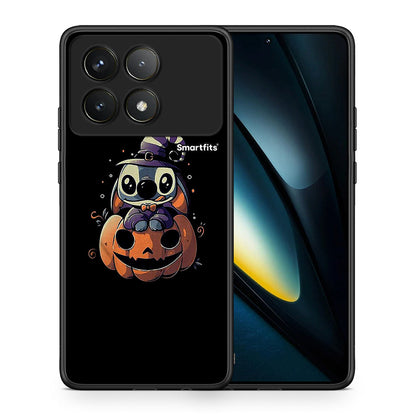 Θήκη Xiaomi Poco F6 Pro 5G Halloween Stitch από τη Smartfits με σχέδιο στο πίσω μέρος και μαύρο περίβλημα | Xiaomi Poco F6 Pro 5G Halloween Stitch case with colorful back and black bezels