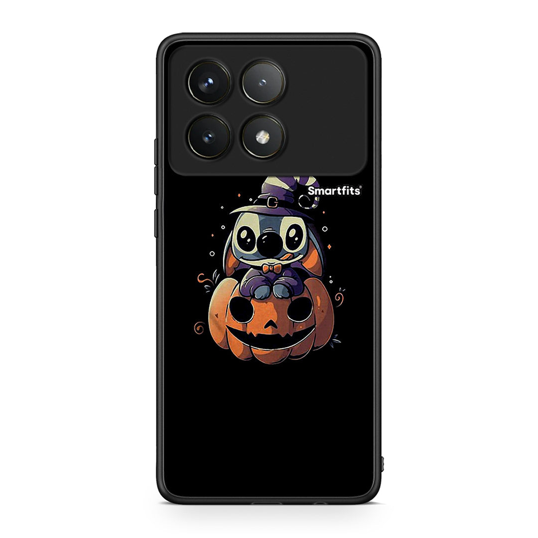Xiaomi Poco F6 Pro 5G Halloween Stitch θήκη από τη Smartfits με σχέδιο στο πίσω μέρος και μαύρο περίβλημα | Smartphone case with colorful back and black bezels by Smartfits