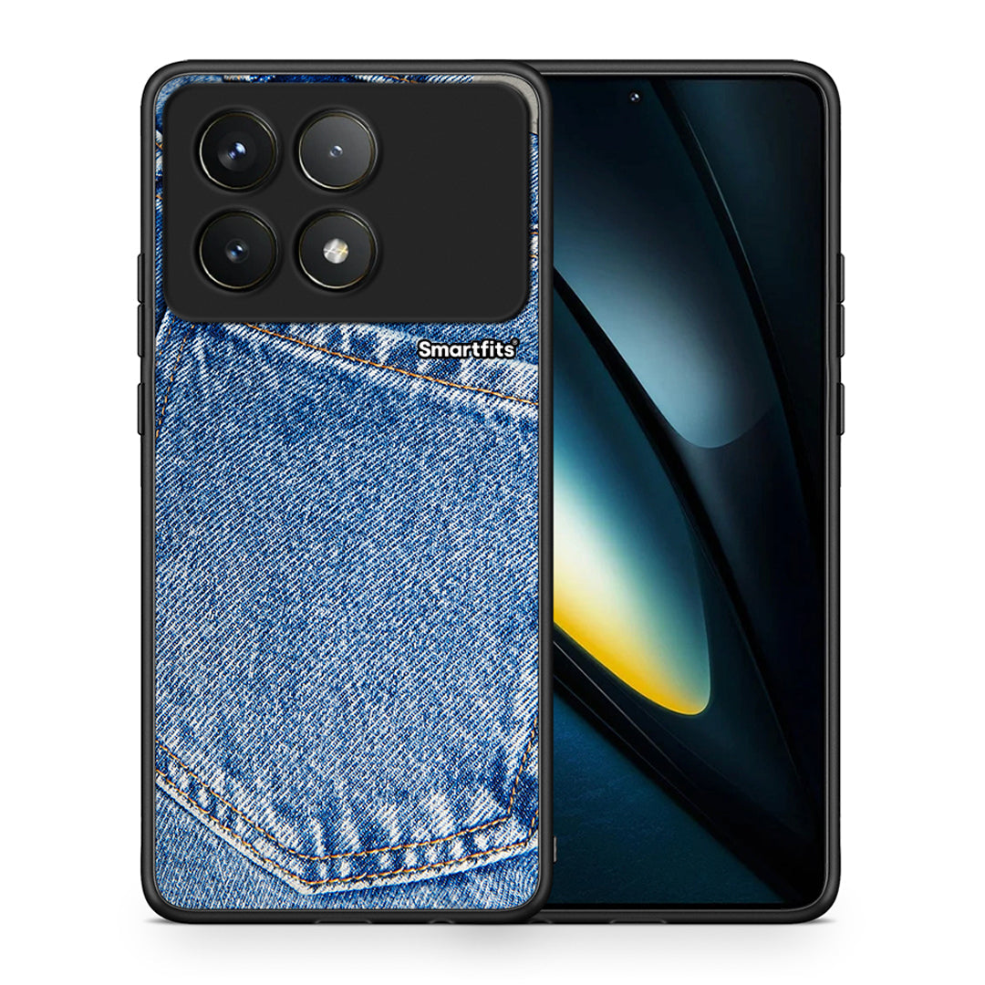 Θήκη Xiaomi Poco F6 Pro 5G Jeans Pocket από τη Smartfits με σχέδιο στο πίσω μέρος και μαύρο περίβλημα | Xiaomi Poco F6 Pro 5G Jeans Pocket case with colorful back and black bezels