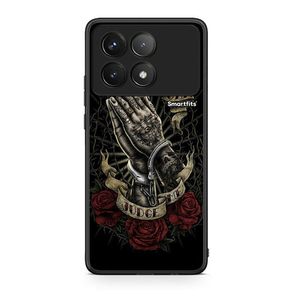 Xiaomi Poco F6 Pro 5G Judge By God θήκη από τη Smartfits με σχέδιο στο πίσω μέρος και μαύρο περίβλημα | Smartphone case with colorful back and black bezels by Smartfits