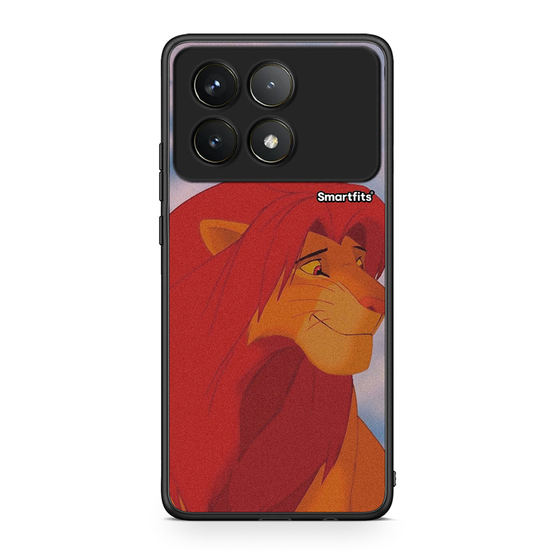 Xiaomi Poco F6 Pro 5G Lion Love 1 Θήκη Αγίου Βαλεντίνου από τη Smartfits με σχέδιο στο πίσω μέρος και μαύρο περίβλημα | Smartphone case with colorful back and black bezels by Smartfits